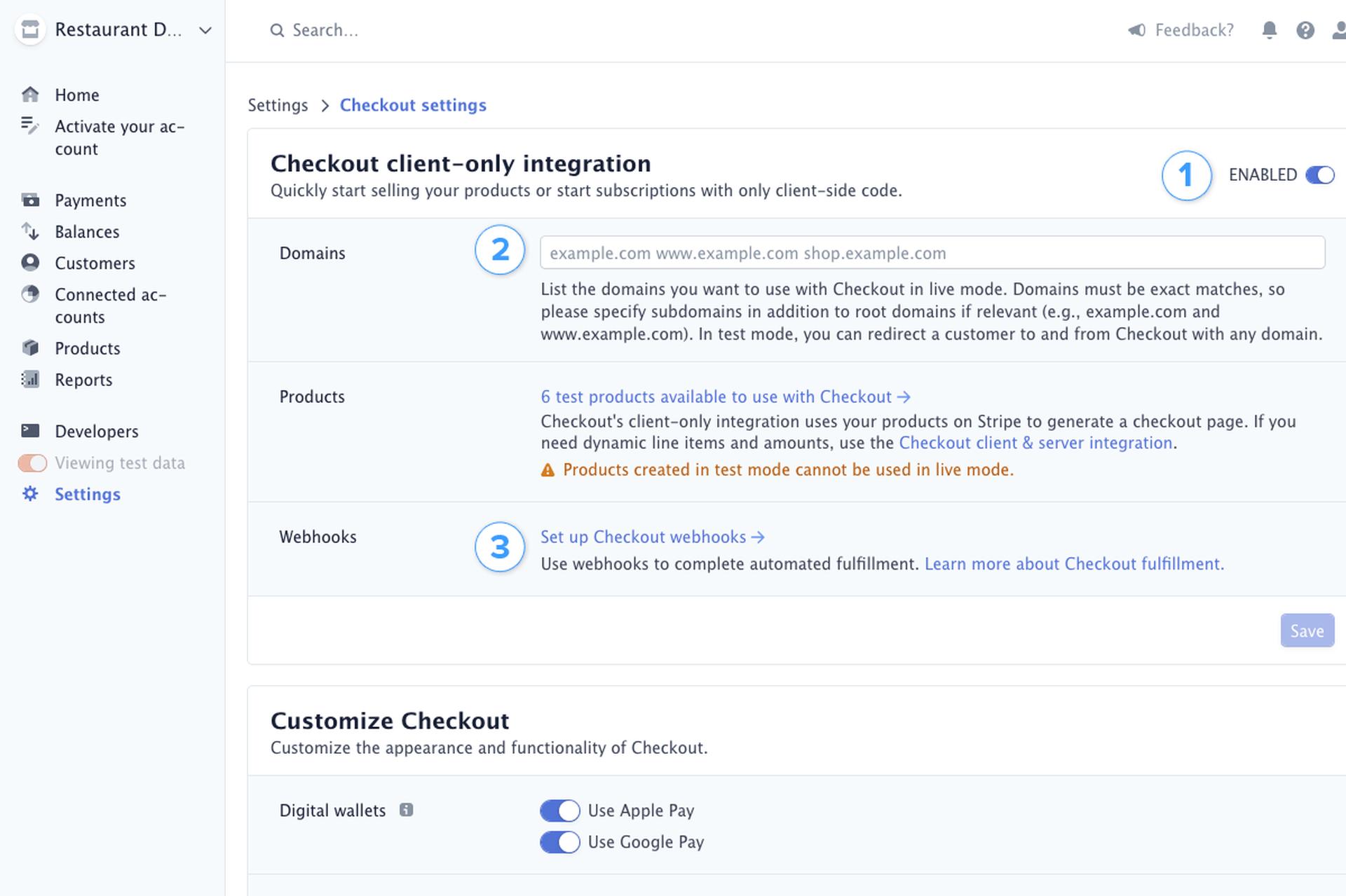 Setting up a e-Commerce Store